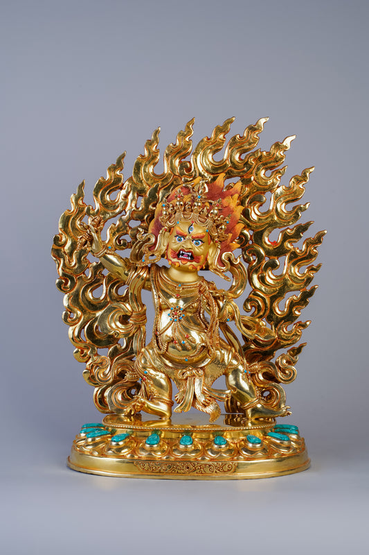 12 inch/ 33 cm Vajrapani | ཕྱག་ན་རྡོ་རྗེ། | 金刚手菩萨