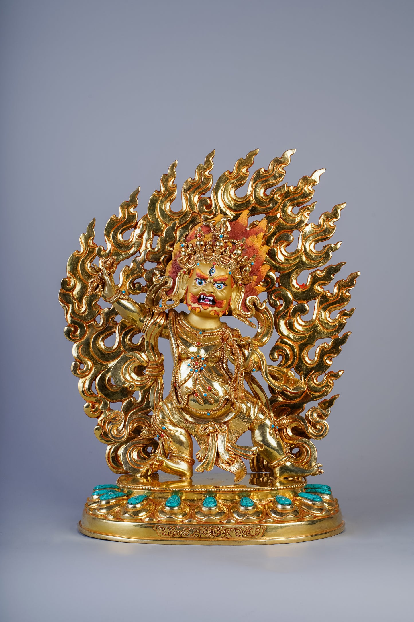 12 inch/ 33 cm Vajrapani | ཕྱག་ན་རྡོ་རྗེ། | 金刚手菩萨