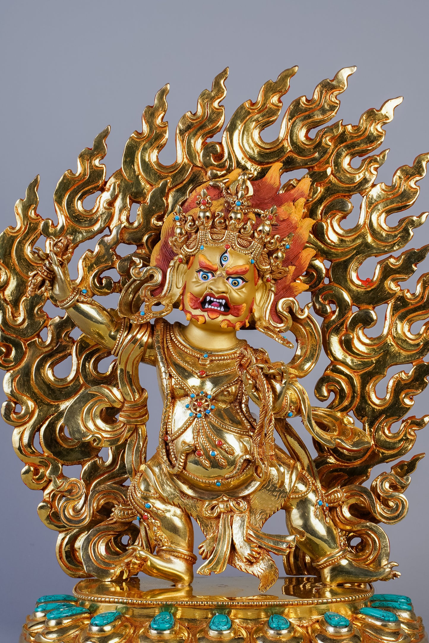 12 inch/ 33 cm Vajrapani | ཕྱག་ན་རྡོ་རྗེ། | 金刚手菩萨