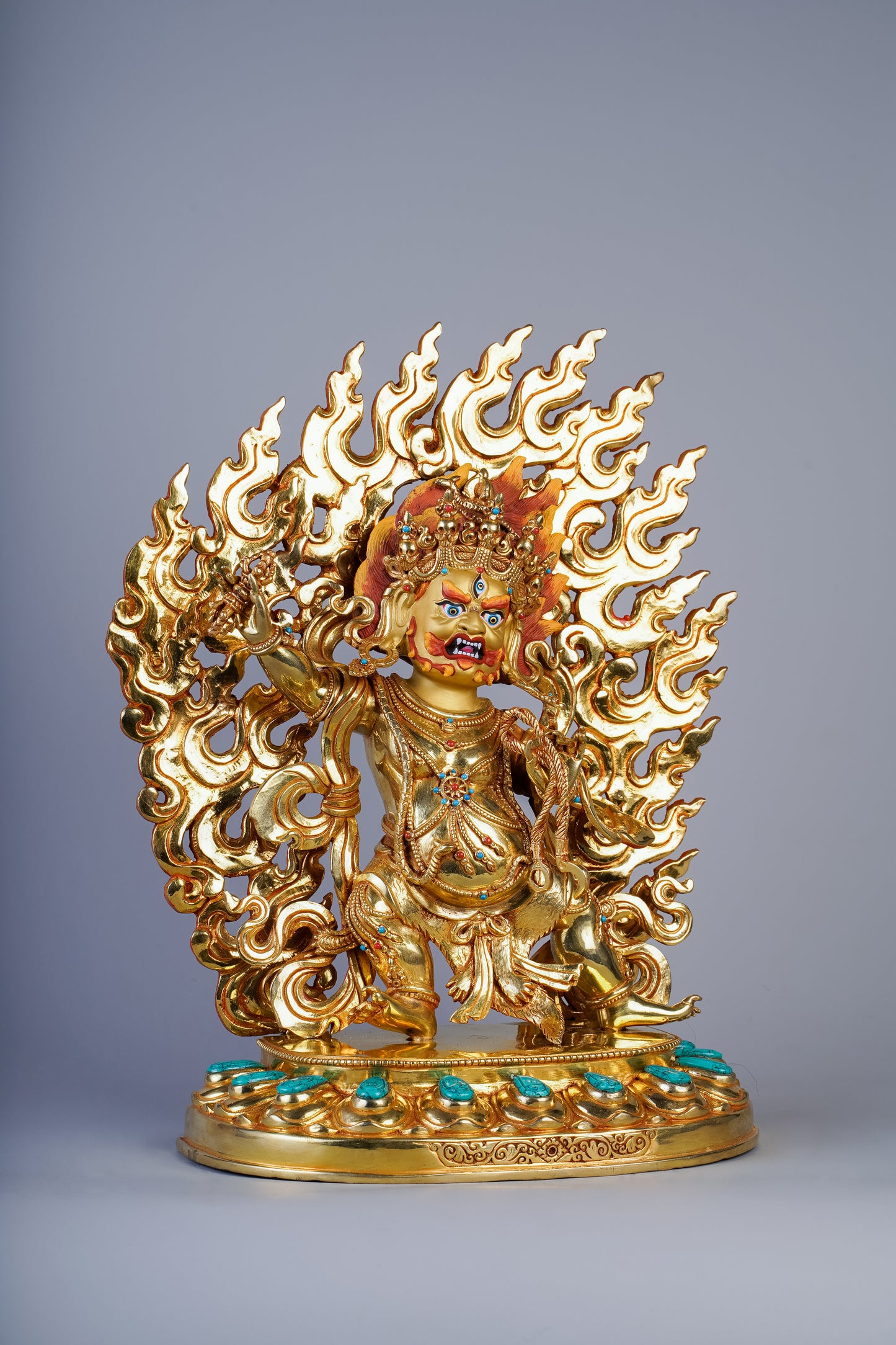 12 inch/ 33 cm Vajrapani | ཕྱག་ན་རྡོ་རྗེ། | 金刚手菩萨