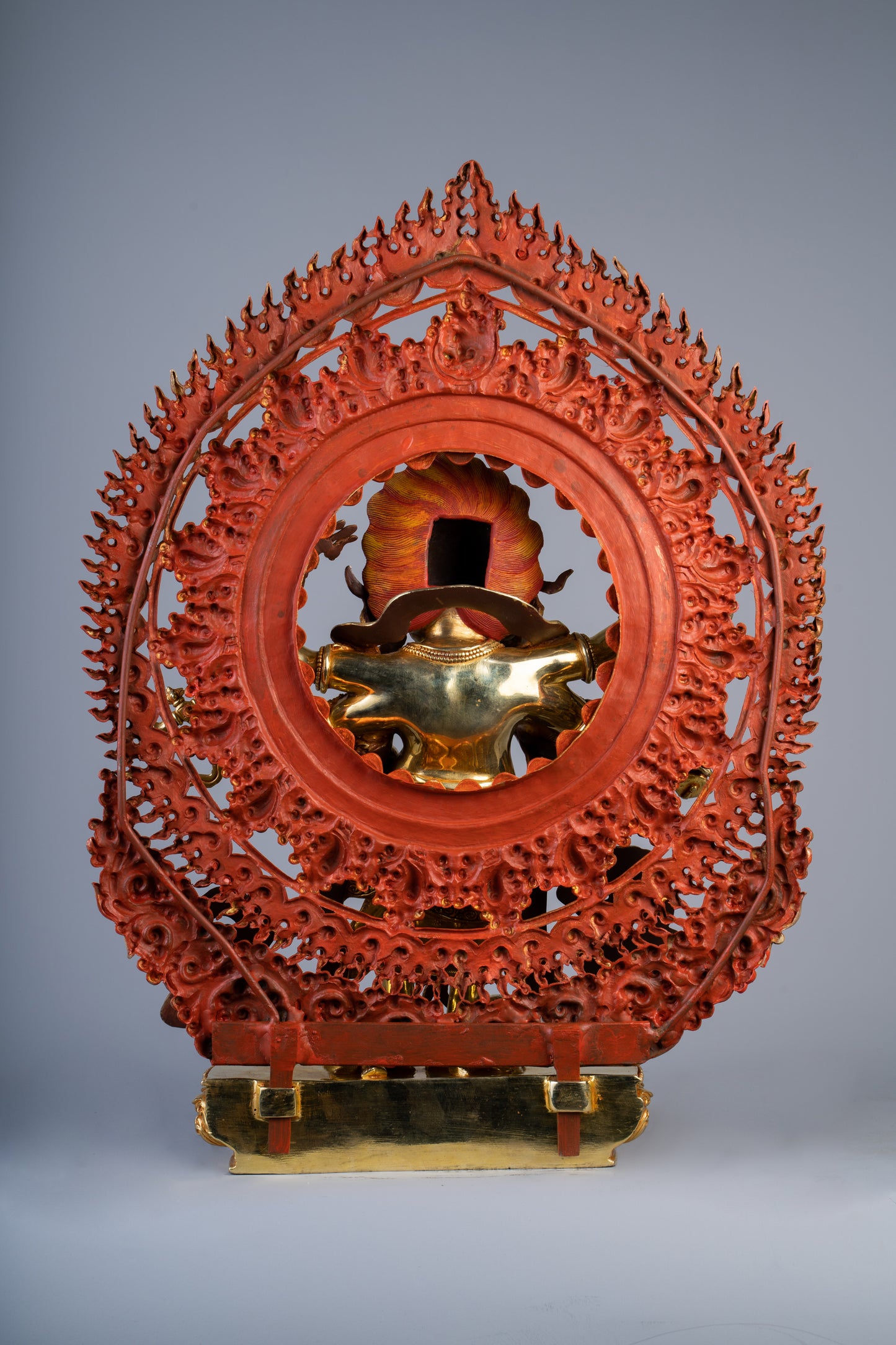 18 inch/ 47 cm Six Armed Mahakala | མགོན་པོ་ཕྱག་དྲུག | 六臂大黑天