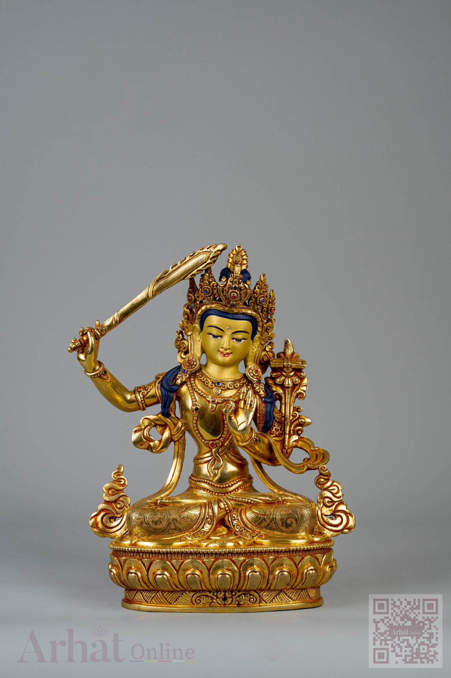 8 inch/ 22 cm Manjushree | འཇམ་དཔལ་དབྱངས། | 文殊菩萨