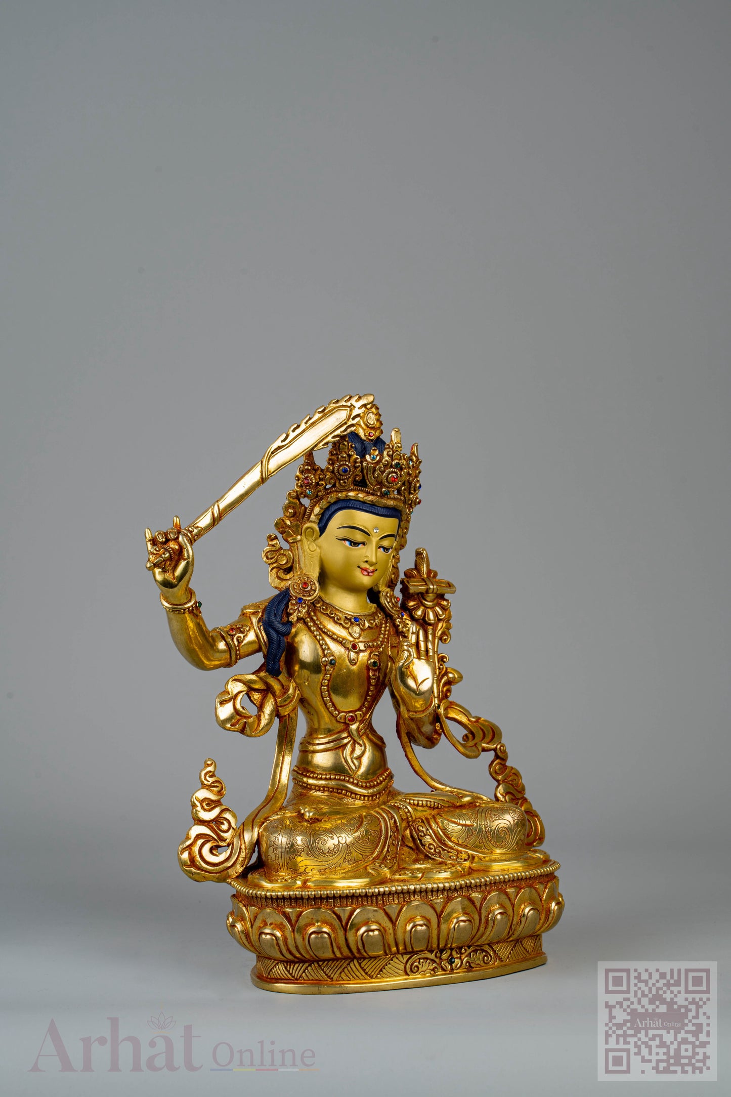 8 inch/ 22 cm Manjushree | འཇམ་དཔལ་དབྱངས། | 文殊菩萨