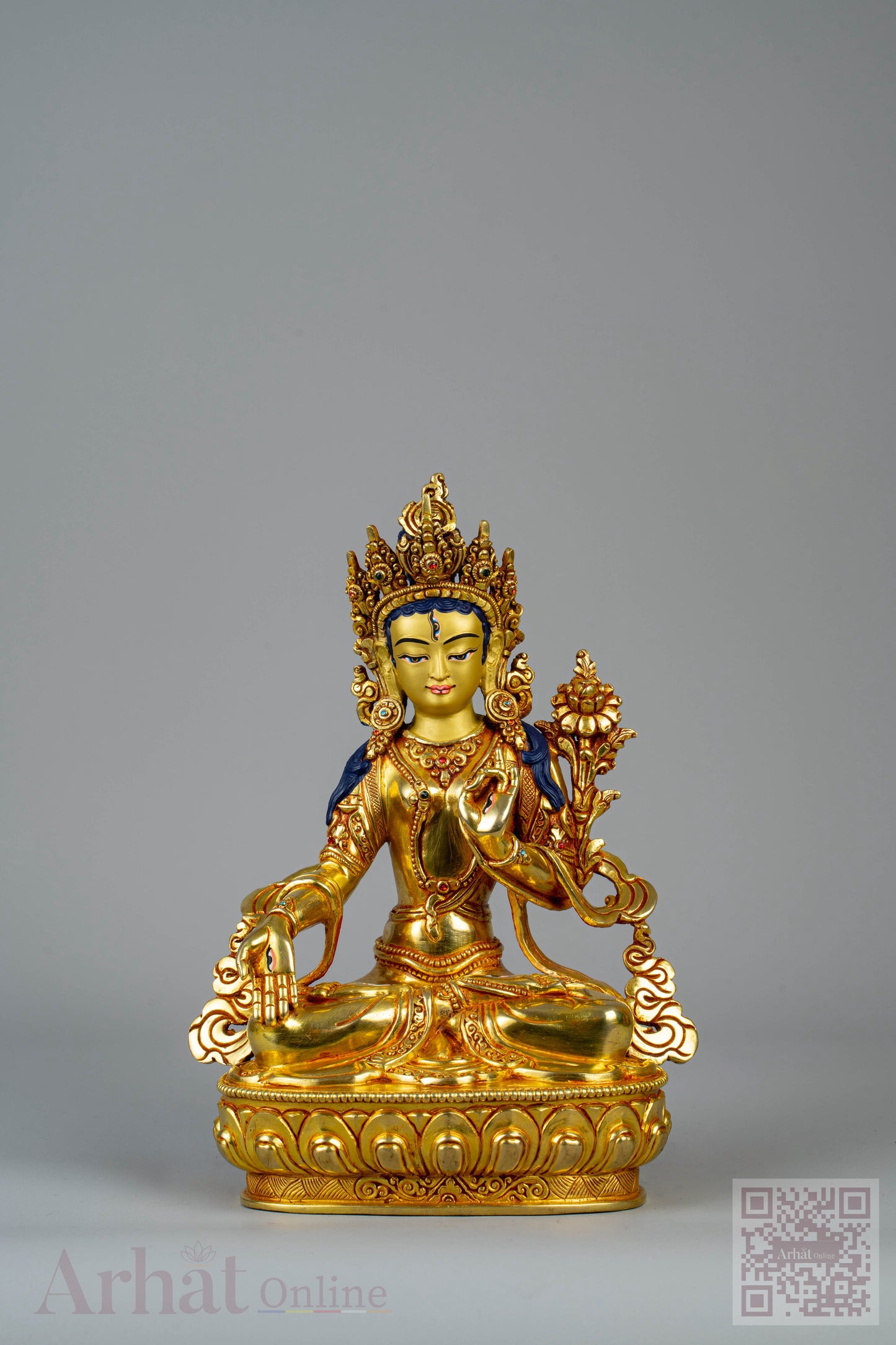 9 inch/ 23 cm White Tara