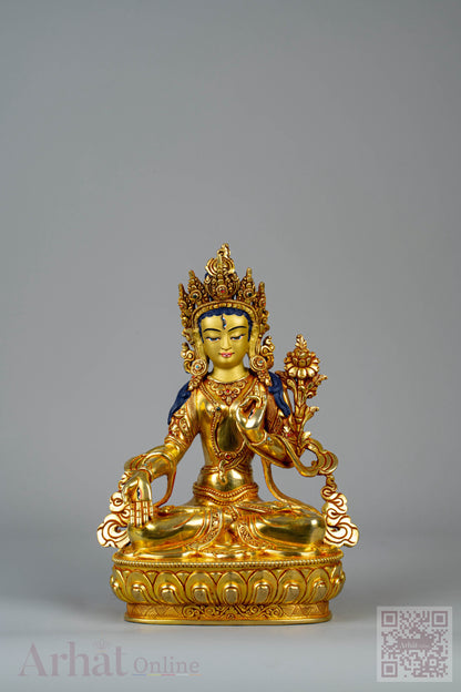 9 inch/ 23 cm White Tara