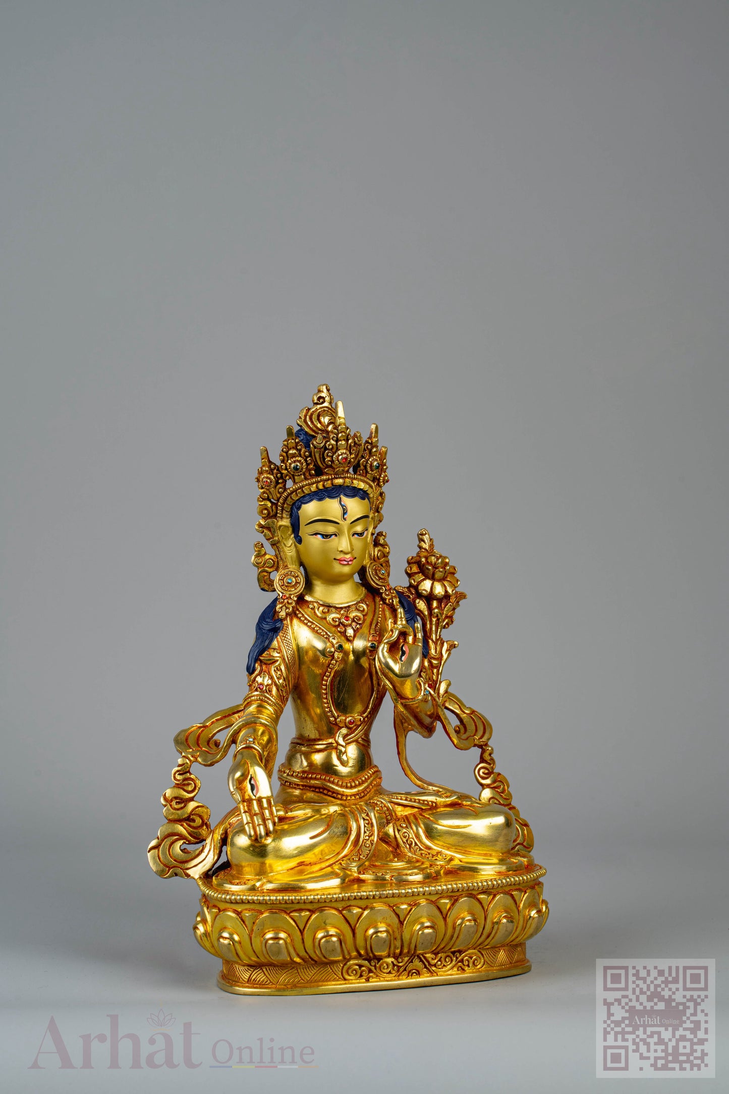 9 inch/ 23 cm White Tara