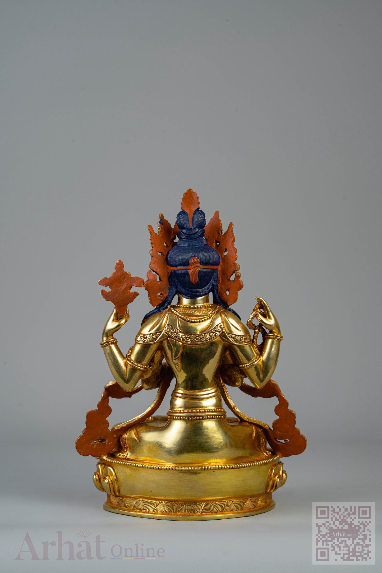 9 inch/ 23 cm Four-Armed Avalokitesvara
