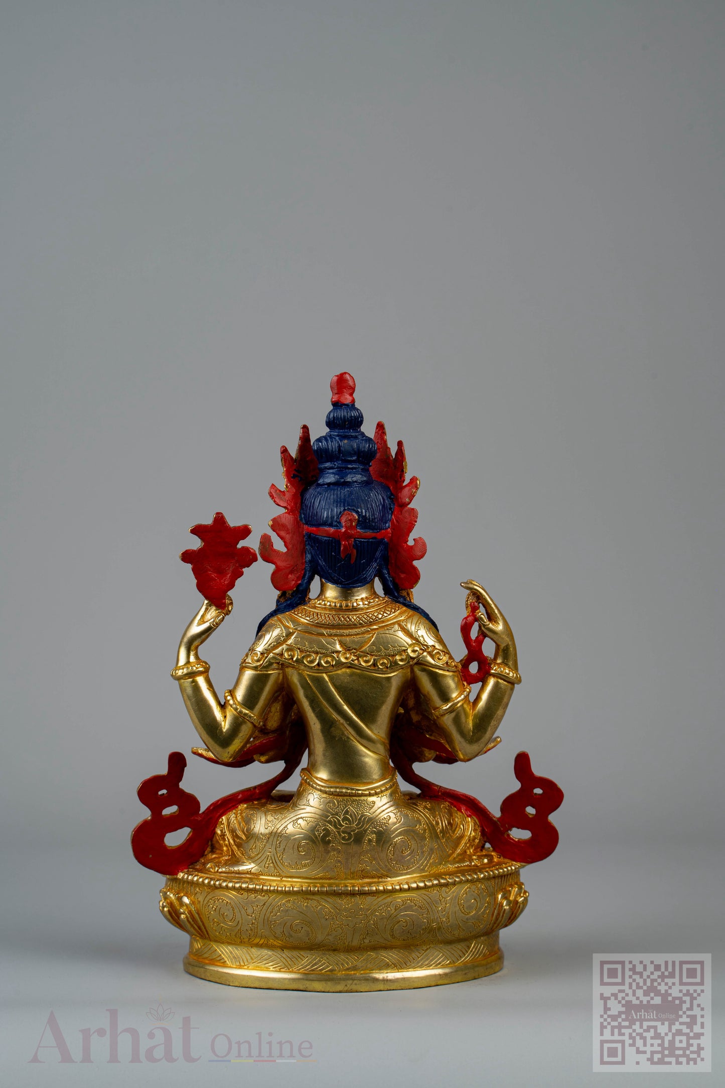 9 inch/ 23 cm Four-Armed Avalokitesvara