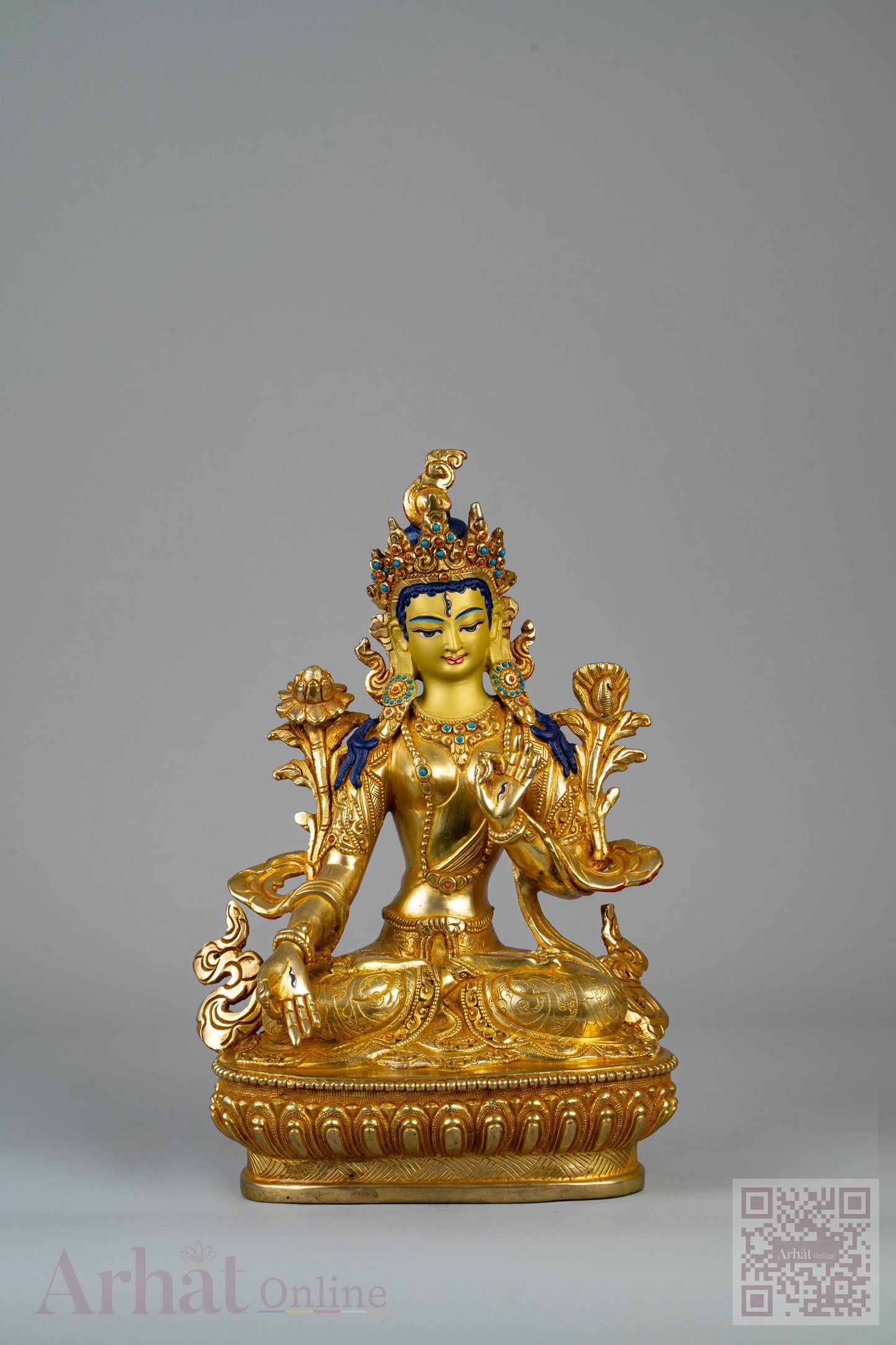 9 inch/ 23 cm White Tara