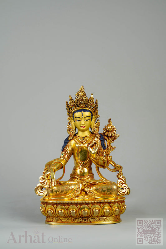 8 inch/ 22 cm White Tara | སྒྲོལ་མ་དཀར་པོ། | 白度母