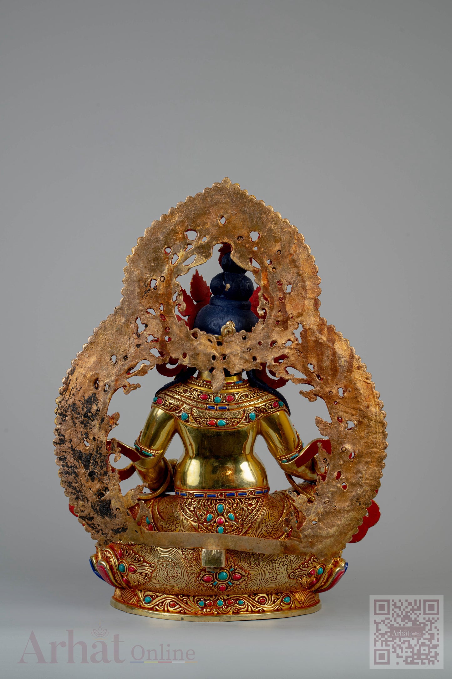 14 inch/ 36 cm Yellow Jambhala | ཛམ་འབྷལ་སེར་པོ | 黄财神