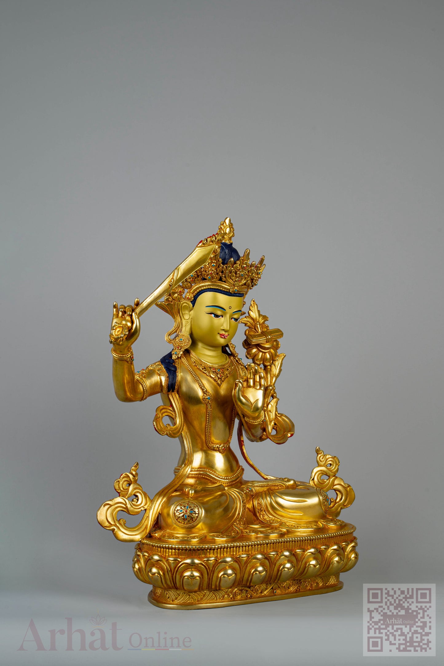 13 inch/ 35 cm Manjushree | འཇམ་དཔལ་དབྱངས། | 文殊菩萨