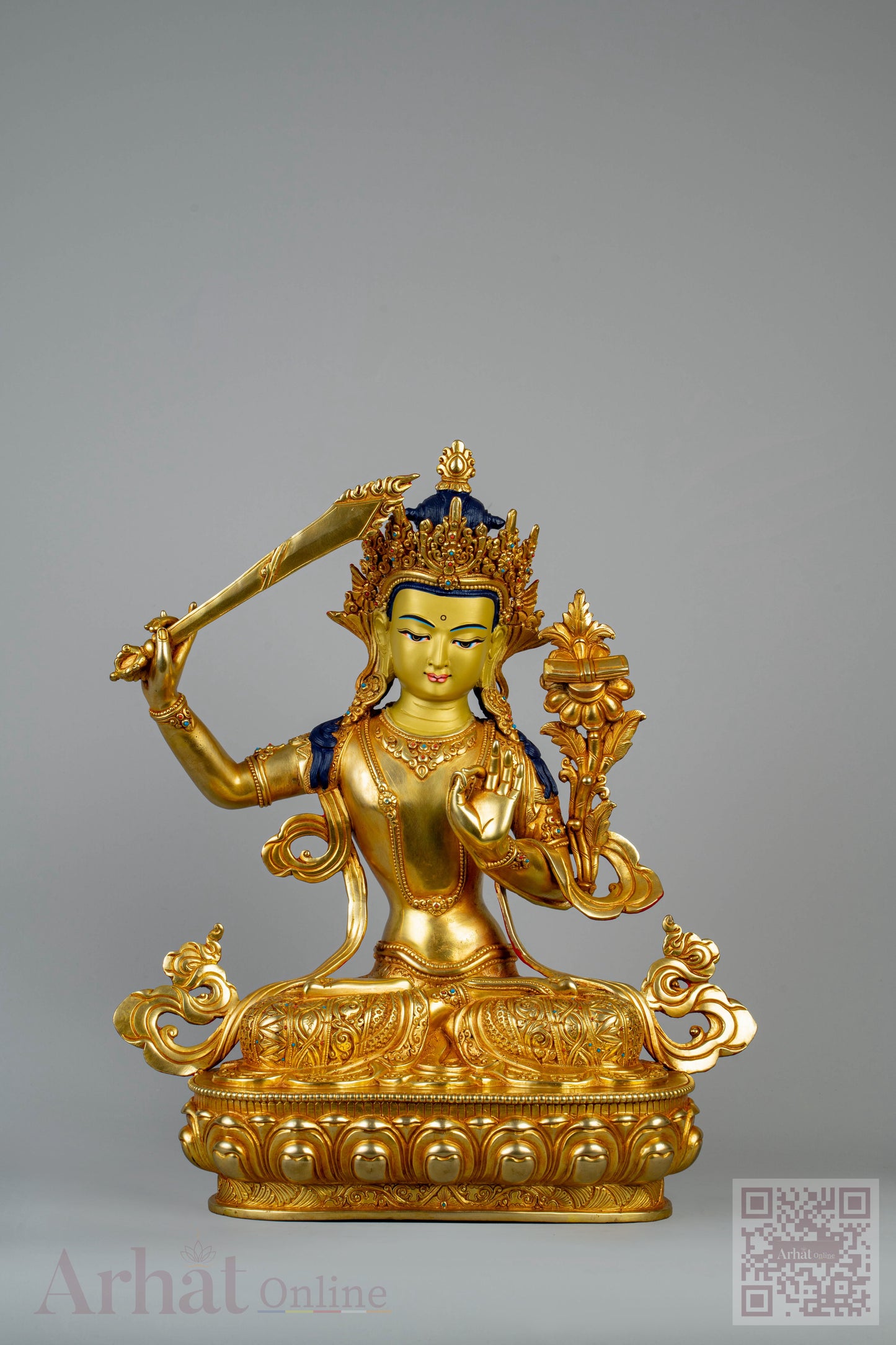 13 inch/ 35 cm Manjushree | འཇམ་དཔལ་དབྱངས། | 文殊菩萨