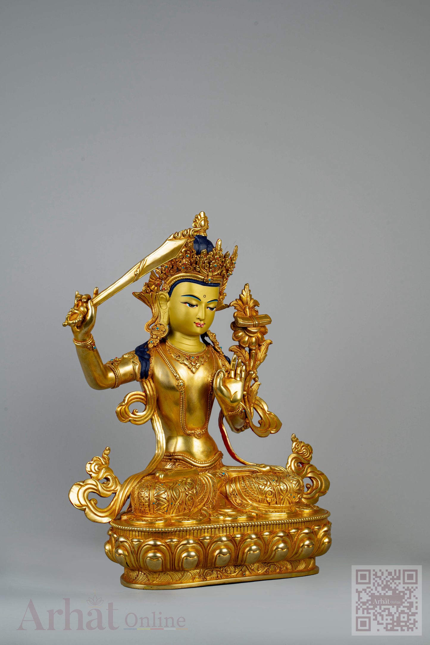 13 inch/ 35 cm Manjushree | འཇམ་དཔལ་དབྱངས། | 文殊菩萨