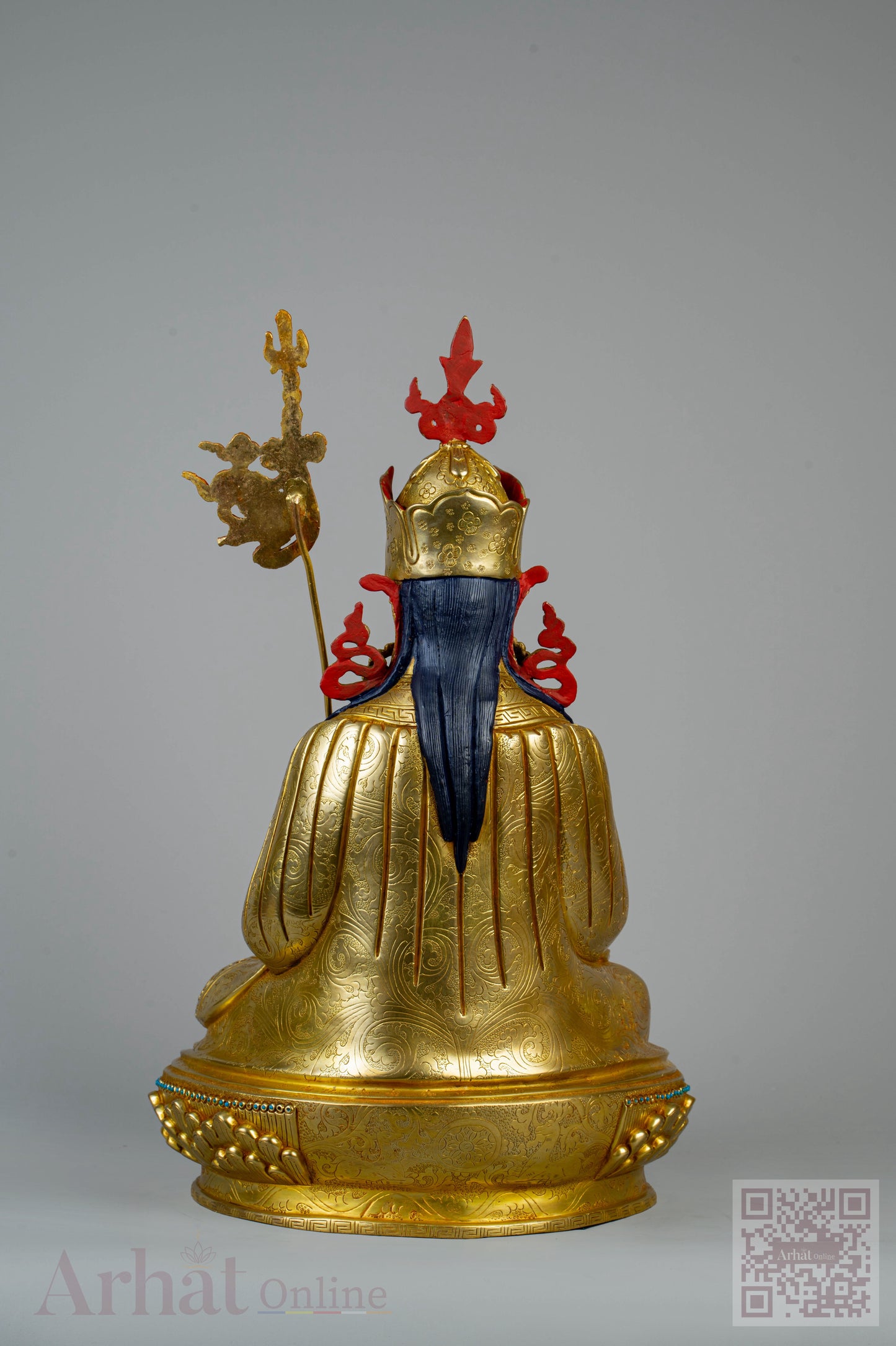 15 inch/ 39 cm Guru Tsokye Dorje | གུ་རུ་མཚོ་སྐྱེས་རྡོ་རྗེ།