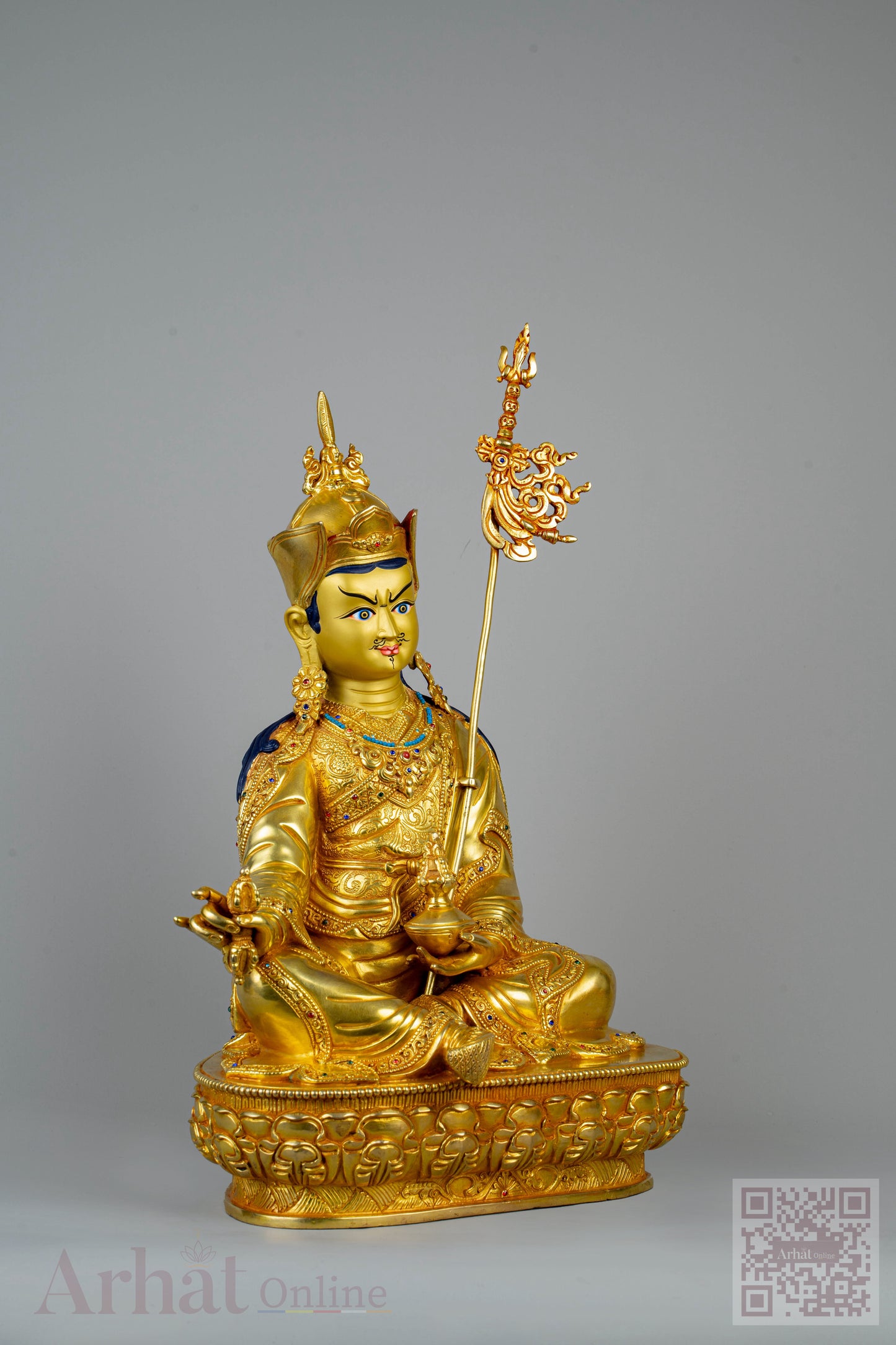 14 inch/ 36 cm Guru Padmasambhava | པདྨ་འབྱུང་གནས། | 莲花生大士