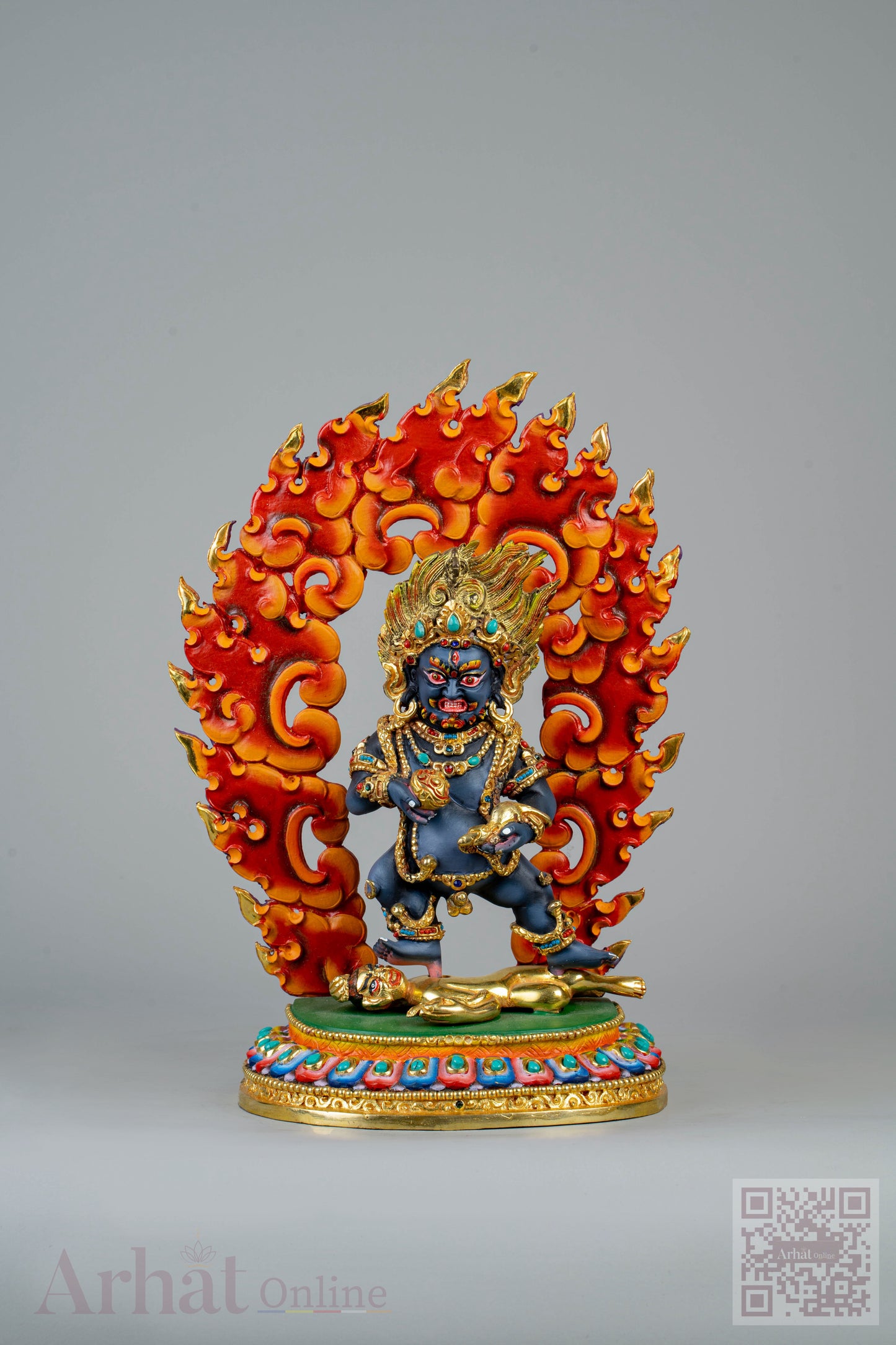 10 inch/ 25 cm Black Jambhala | ཛམ་བྷ་ལ་ | 黑财神