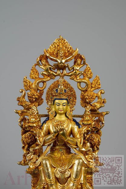 14 inch/ 36 cm Maitreya Buddha