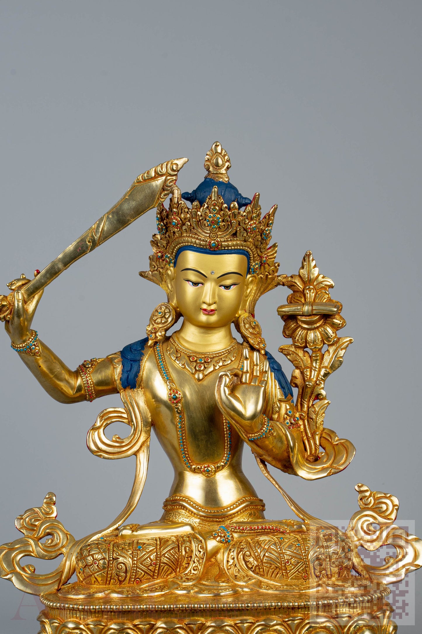 13 inch/ 34 cm Manjushree | འཇམ་དཔལ་དབྱངས། | 文殊菩萨