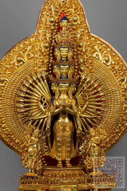 26 inch/ 66 cm Thousand-Armed Avalokitesvara