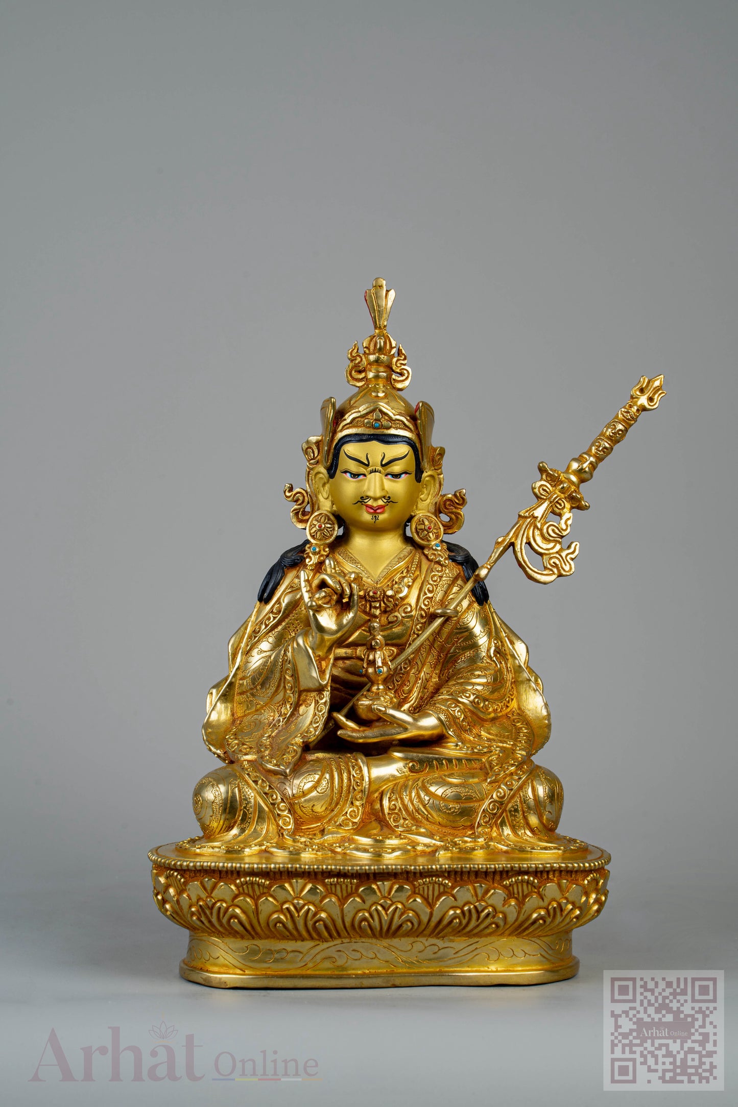 10 inch/ 25 cm Guru Tsokye Dorje | གུ་རུ་མཚོ་སྐྱེས་རྡོ་རྗེ།