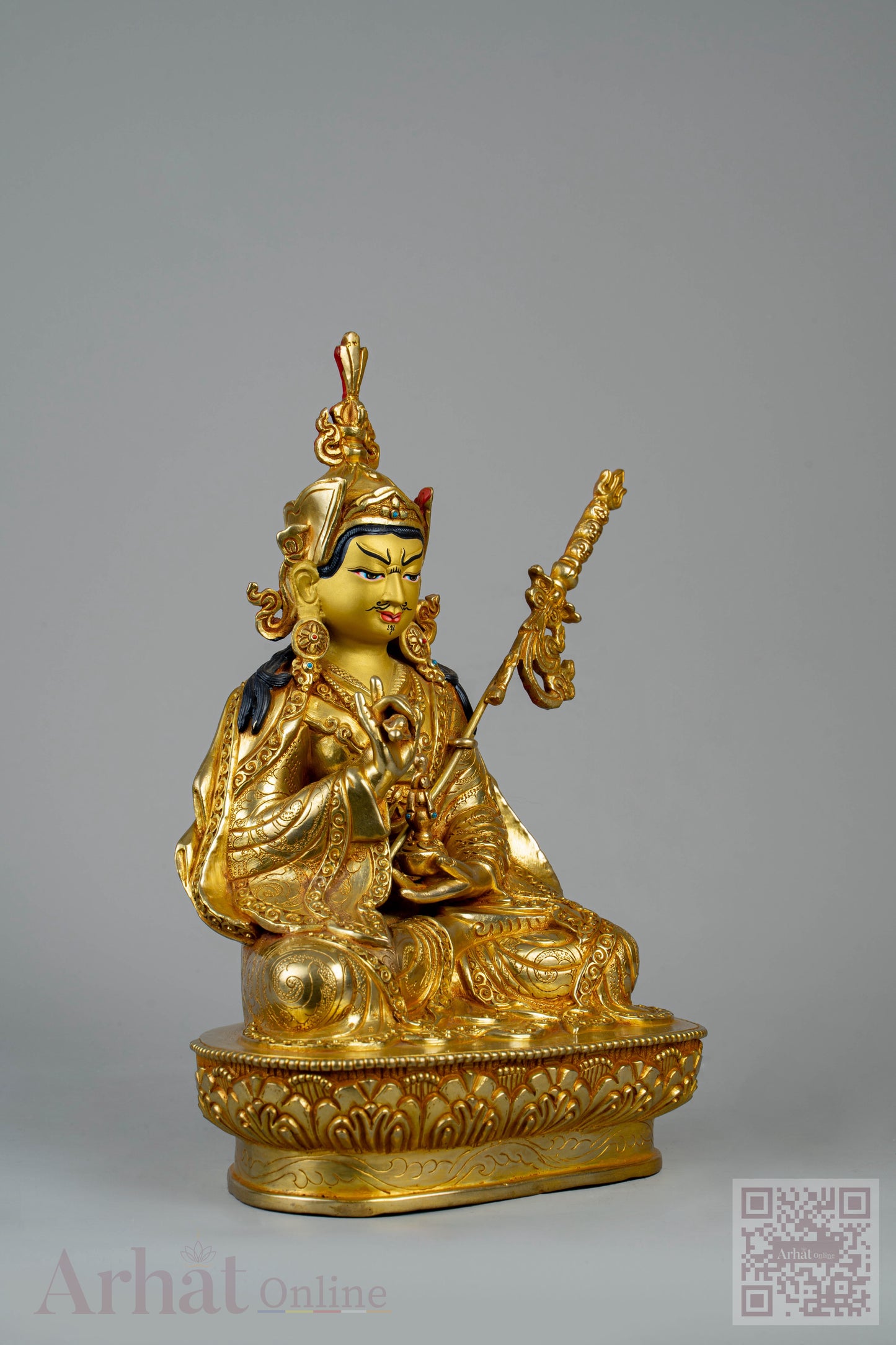 10 inch/ 25 cm Guru Tsokye Dorje | གུ་རུ་མཚོ་སྐྱེས་རྡོ་རྗེ།