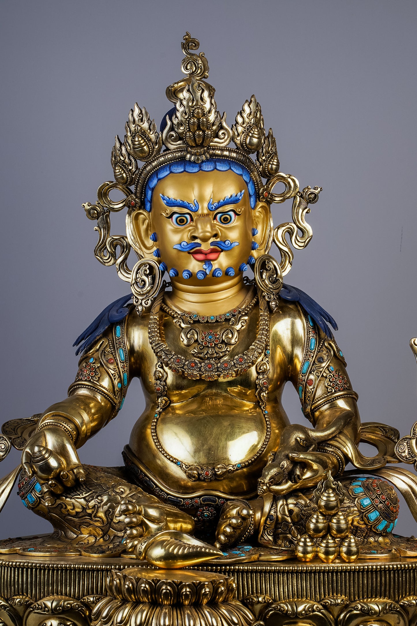 24 inch/ 57 cm Yellow Jambhala | ཛམ་འབྷལ་སེར་པོ | 黄财神