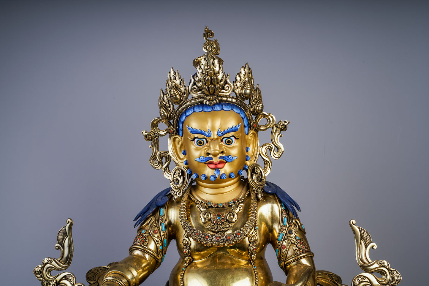 24 inch/ 57 cm Yellow Jambhala | ཛམ་འབྷལ་སེར་པོ | 黄财神